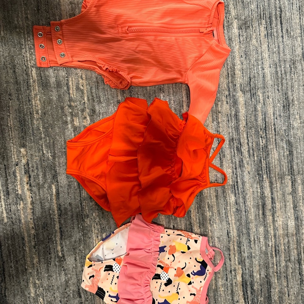 4 bathing suits 6 month size